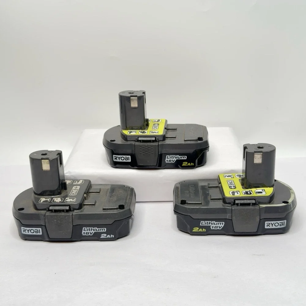 Ryobi 18volt Batteries P190 For Parts Not Working  Lot Of 3 - Picture 3 of 9